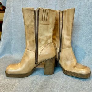 Steve Madden Tan Leather Women's Boots